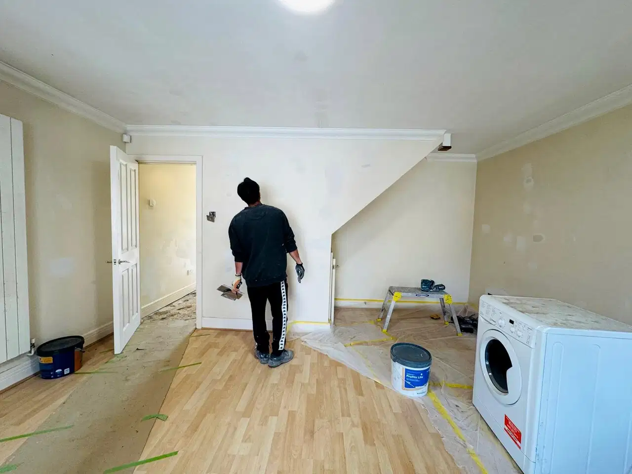 Interior finishing work