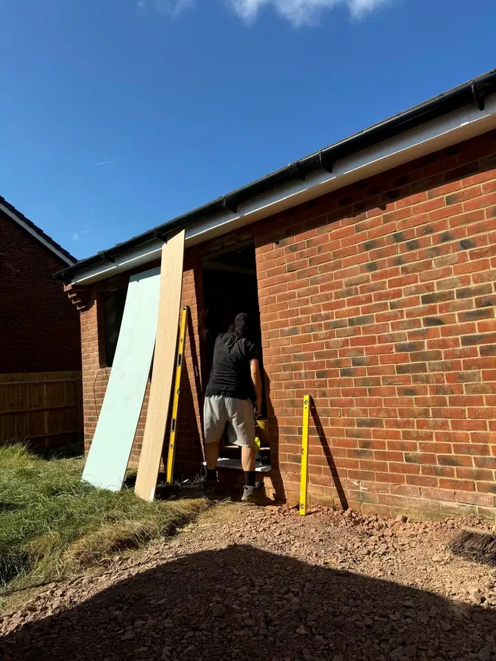 Extension and garage conversion project photo 54