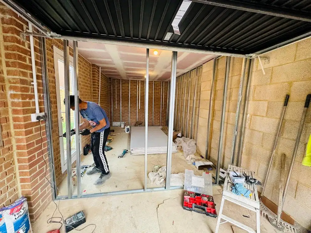 Extension and garage conversion project photo 36