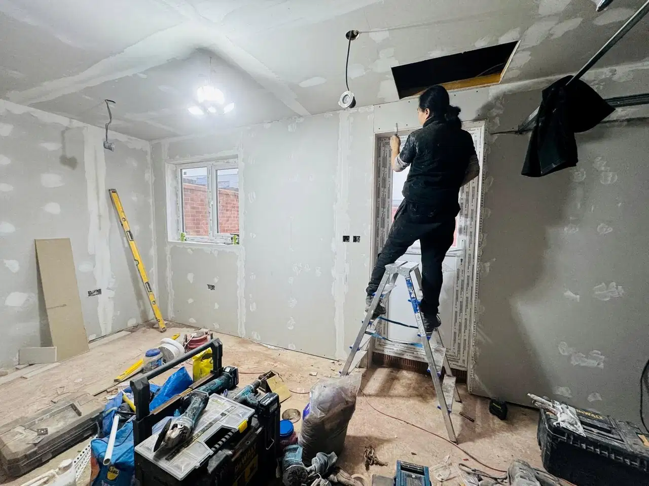 Interior finishing work