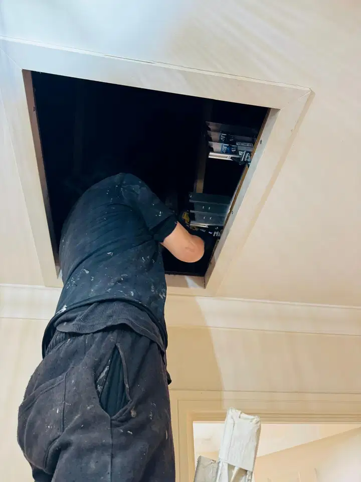 Loft and electrical access work