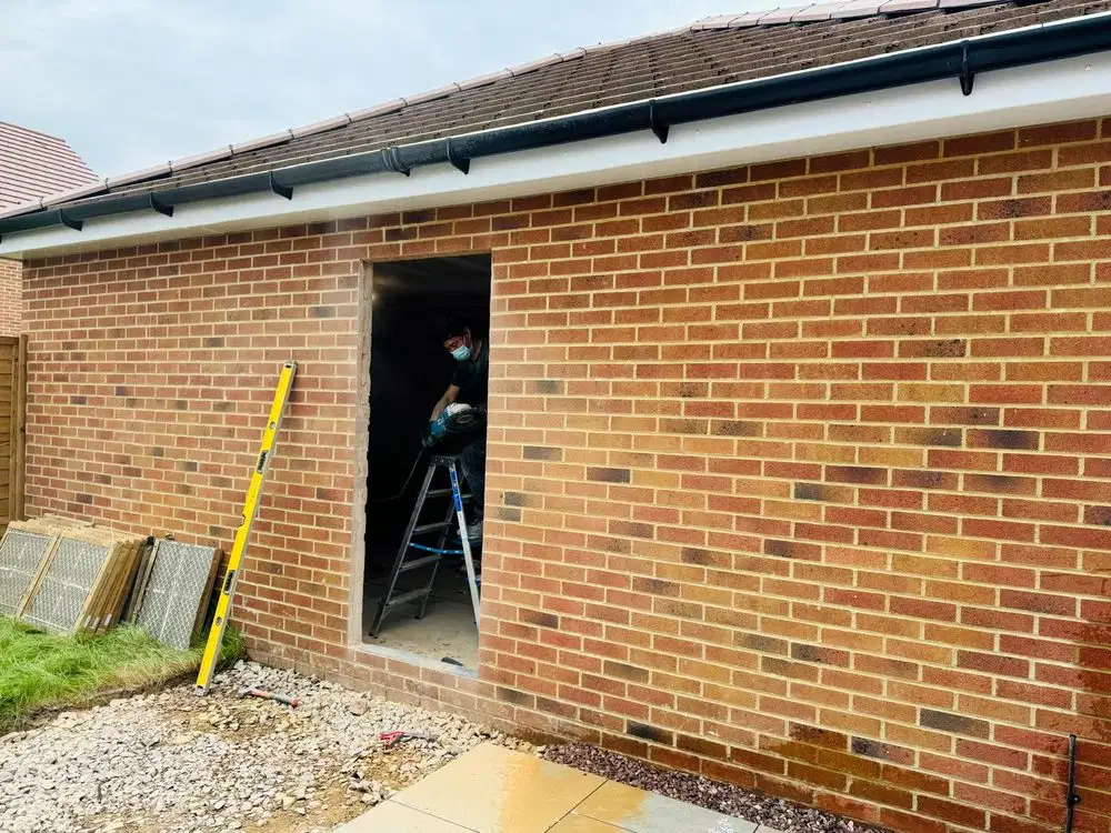 Extension and garage conversion project photo 30